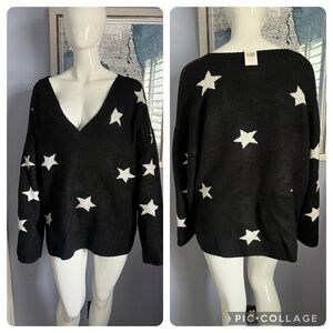 NWT Plus Star Vneck Sweater Hot Topic 4